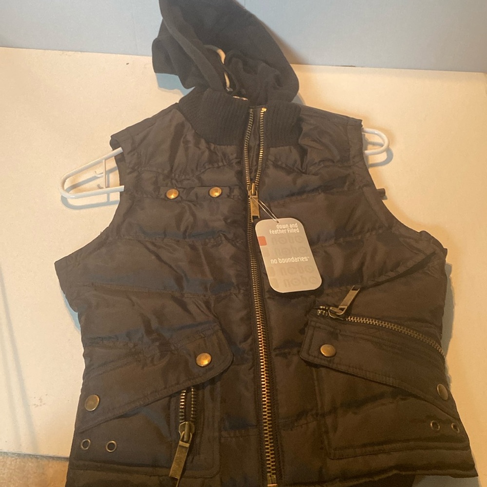 NWT & Vintage NOBO Down & Feather Filled Hooded Vest